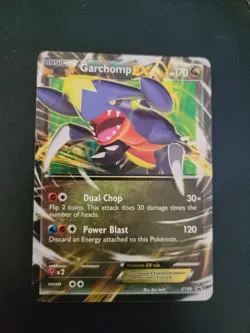 Pokemon TCG Garchomp-EX XY Black Star Promos XY09 Holo Promo - Image 1