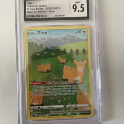 Ditto 2023 Crown Zenith Galarian Gallery GG22/GG70 Holo CGC 9.5 Pokemon - Image 1