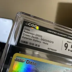 Ditto 2023 Crown Zenith Galarian Gallery GG22/GG70 Holo CGC 9.5 Pokemon - Image 4
