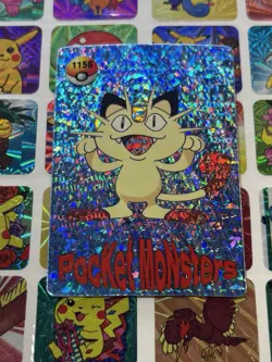 Pokemon Vintage Pocket Monsters Vending HOLO Prism Sticker 1999 Bandai Nintendo - Image 2