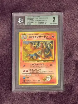 Pokemon Blaine's Charizard Japanese Gym 2 1999 Holo Rare BGS 9 Mint - Image 1