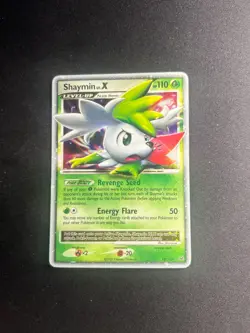 Pokemon TCG Shaymin Lv. X - Platinum - 127/127 - Moderately-played - Image 1