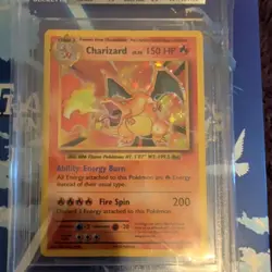 2016 Pokemon Evolutions Charizard Holo R BGS 8.5 #11 NM-MT - Image 3