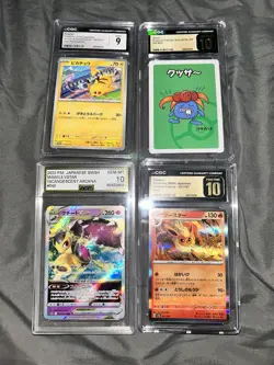 Pokemon TCG SLABS 2 CGC PRISTINE 10’s One CGC NM 9, And An AGS Gem MT 10! - Image 1