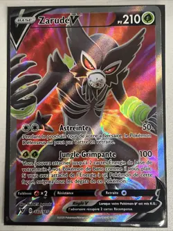 CARTE POKEMON ZARUDE V 167/185 FA FULL ART VOLTAGE ECLATANT EB04 FR - Image 1