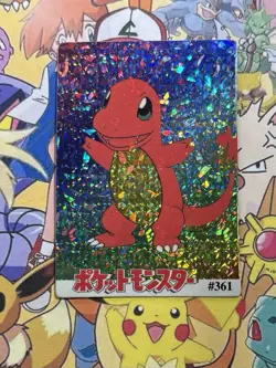 Pokemon Vintage Pocket Monsters Vending HOLO Prism Sticker 1999 Bandai Nintendo - Image 2