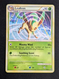 Leafeon 17/90 Undaunted Non-Holo Rare Pokemon TCG LP - Image 2