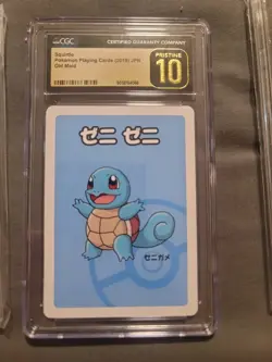 CGC 10 Pristine Pokemon TCG: Squirtle (JPN) - Old Maid Pokemon 2019 - Image 1