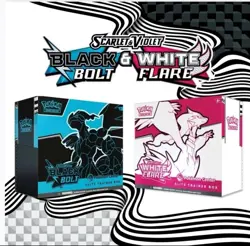 Pokemon TCG Black Bolt & White Flare POKEMON CENTER ETB PreSale CONFIRMED ORDER - Image 1