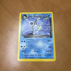 Pokemon Dark Blastoise TCG Team Rocket 20/82 Regular Rare Non-Holo - Image 1