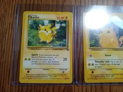 Lot 3 Pokemon Cards. Pikachu (60/64) Pikachu (58/102) & Riachu (29/62) Exc. Con - Image 3