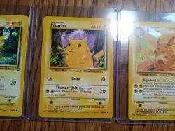 Lot 3 Pokemon Cards. Pikachu (60/64) Pikachu (58/102) & Riachu (29/62) Exc. Con - Image 4