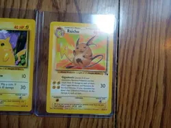 Lot 3 Pokemon Cards. Pikachu (60/64) Pikachu (58/102) & Riachu (29/62) Exc. Con - Image 5