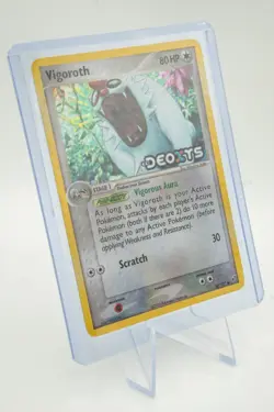 Pokemon Card - Vigoroth Stamped Deoxys 50/107 Reverse Holo Light Play+ LP + - Image 5