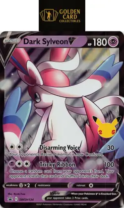 Dark Sylveon V Jumbo Cards #SWSH134 Promo - Image 1