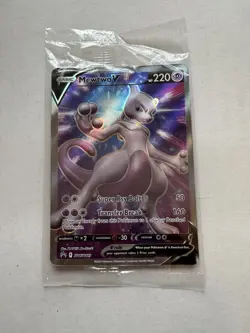 Pokemon: Mewtwo V SWSH229 Pokemon GO ETB Black Star Promo Card SEALED - Image 1