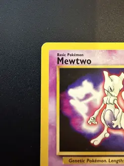 Mewtwo Pokemon The First Movie Black Star Promo 3 Card TCG MP - Image 3