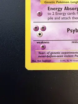 Mewtwo Pokemon The First Movie Black Star Promo 3 Card TCG MP - Image 5
