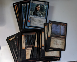 Lot 400+ Lord of the Rings Trading Card Game Fellowshp Rulebook Tin 7 HOLOS 2001 - Image 3