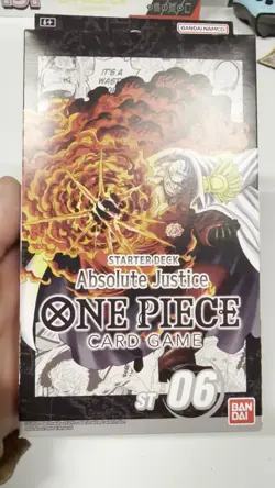 Bandai One Piece Card Game Absolute Justice Starter Deck ST06 English NEW SEALED - Image 2