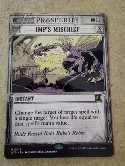 Imp's Mischief - #15 Outlaws of Thunder Junction: Breaking News Regular - Mtg - Image 1