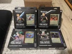 MTG FINAL FANTASY Sealed Commander Deck Bundle(Set of All 4 Decks) NEW - Image 1