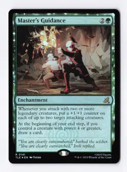 Master's Guidance (Foil) (R) MTG Avatar: The Last Airbender: Eternal-Legal (TLE) - Image 1