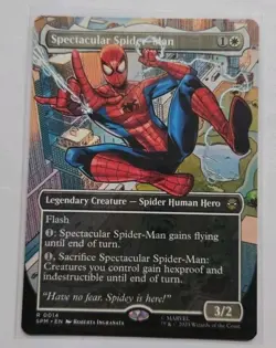 MTG Marvel's Spider-Man English Spectacular Spider-Man Borderless 0014 Non-Foil - Image 1