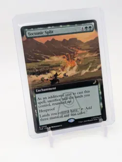 MTG - Tectonic Split - Extended Art Rare #208 - Avatar: The Last Airbender NM - Image 1