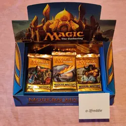 Magic the Gathering Mtg 2013 Modern Masters Factory Sealed Booster Pack x3 - Image 1