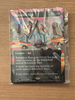 MTG MagicCon Las Vegas Exclusive Relentless Rats Secret Lair Pin 2023 - Image 1
