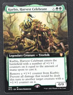 Kurbis, Harvest Celebrant Extended Art NM MTG Commander Innistrad Midnight Hunt - Image 1