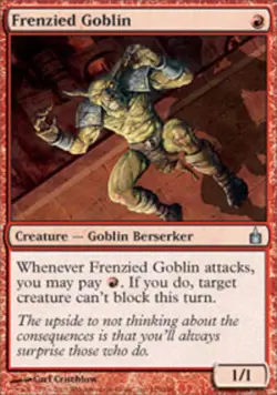 4x Frenzied Goblin ~ Near Mint Ravnica MTG Magic x4 4 UltimateMTG Playset Red Ca - Image 1