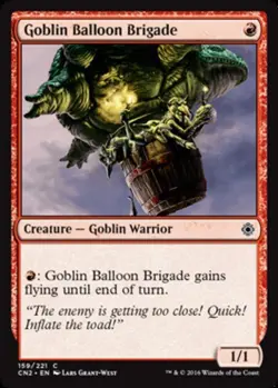 4x Goblin Balloon Brigade ~ Lightly Played Conspiracy 2: Take the Crown MTG Magi - Image 1
