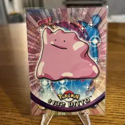 2000 Topps Pokemon Series 3 #132 Ditto TV Animation Blue Label Non Holo - Image 1