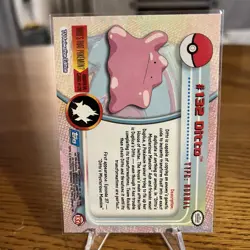2000 Topps Pokemon Series 3 #132 Ditto TV Animation Blue Label Non Holo - Image 2