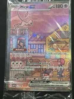 Mew ex SVP 053 Pokemon TCG 151 Promo Full Art SEALED NM - Image 4