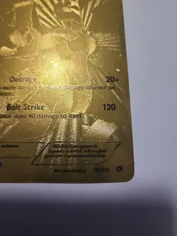 POKEMON POKEMON TCG ZEKROM 115/113 GOLD FULL ART LEGENDARY TREASURES lp - Image 5