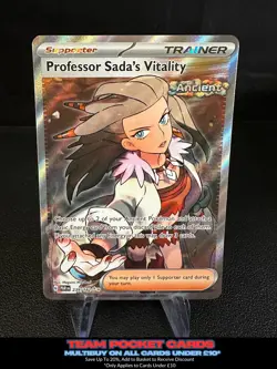 Professor Sada's Vitality 239/182, Paradox Rift, Pokemon, NM - Image 1