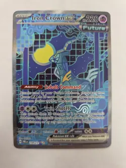 Pokemon TCG Prismatic Evolutions Iron Crown EX Sir 158/131 - Image 1