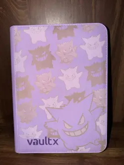 Vault X Just Purple 9 Pocket Pokemon Gengar Pattern binder - Image 1