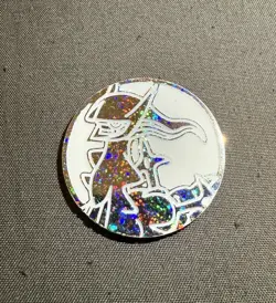 Arceus White Pokemon TCG Official Authentic Collectable Coin Jumbo Size LP - Image 1