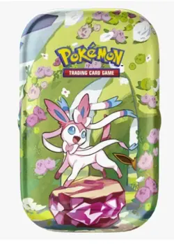 Pokemon Prismatic Evolutions Sealed Mini Tin 2 Booster packs (Sylveon) - Image 3