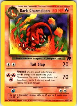 Pokemon | Team Rocket | Dark Charmeleon | 32/82 | Unlimited | NM - Image 1