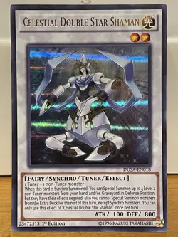 Celestial Double Star Shaman - DUSA-EN018 - Ultra Rare - 1st Edition - VLP - Image 1