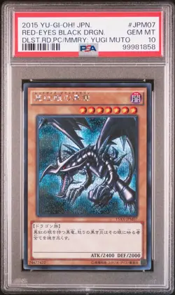 2015 #JPM07 RED-EYES BLACK DRAGON PSA 10 - Image 1