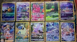 Pokemon Crown Zenith Galarian Gallery Full Art Set Of 10 card List Description - Image 1