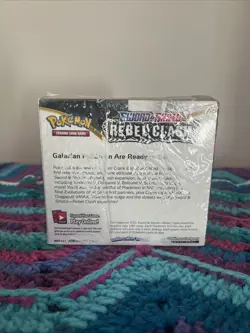 Pokemon Rebel Clash Booster Box Sword and Shield Trading Card Game 820650816819 - Image 3