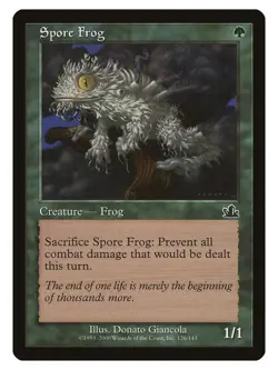 Spore Frog MTG Prophecy Common LP Lightly Played Single Card - Image 1