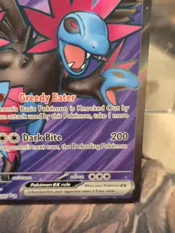 Pokemon TCG Hydreigon ex NM Ultra Rare 161/086 White Flare Holo Full Art Card SV - Image 4